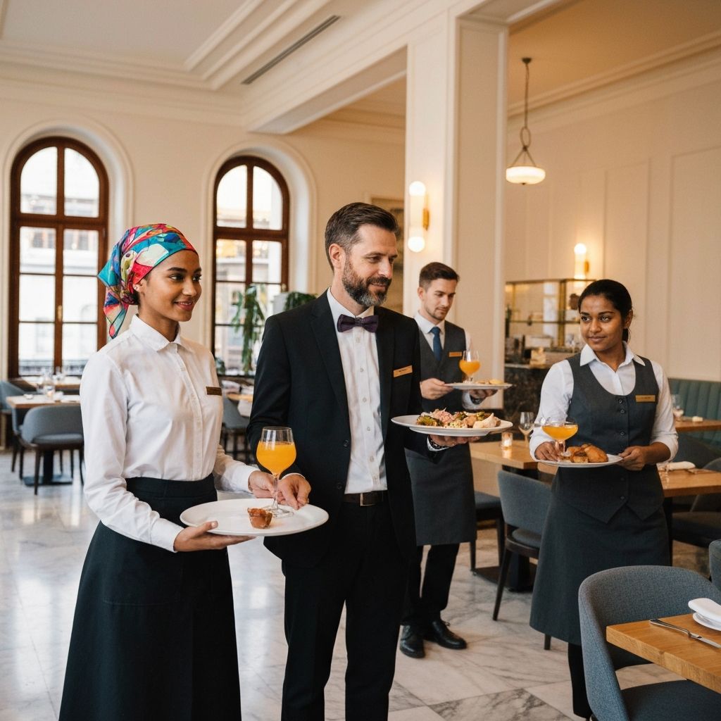 Personal HoReCa in restaurant